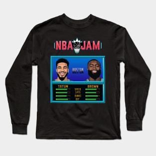 NBA JAM - Boston Basketball Long Sleeve T-Shirt